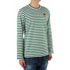 Comme des Garçons PLAY COMME Des GARCONS PLAY Striped Long-Sleeve T-Shirt 'Green' Men's AZ-T164-051-3