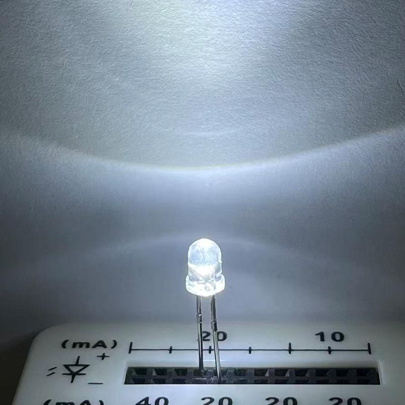 

4mm Eco-Friendly Ultra-Bright White LED Round Indicator Light