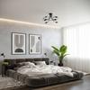Ceiling Lamp Lumo 4 E27 Black Lumilo 14.459.55