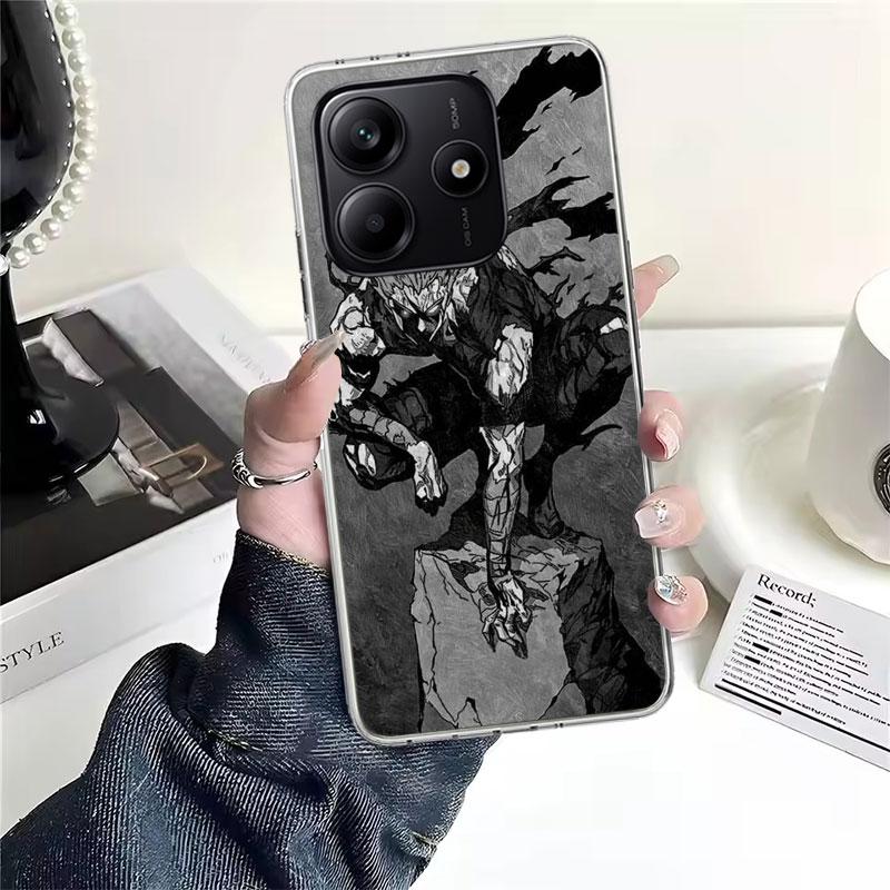 One P-Punch-Man Garou Soft Phone Case For Xiaomi Redmi Note 15 14 14S 13 12 Pro Plus 12S 11 11S 11E 10 10S 11T 5G Fundas Coque R