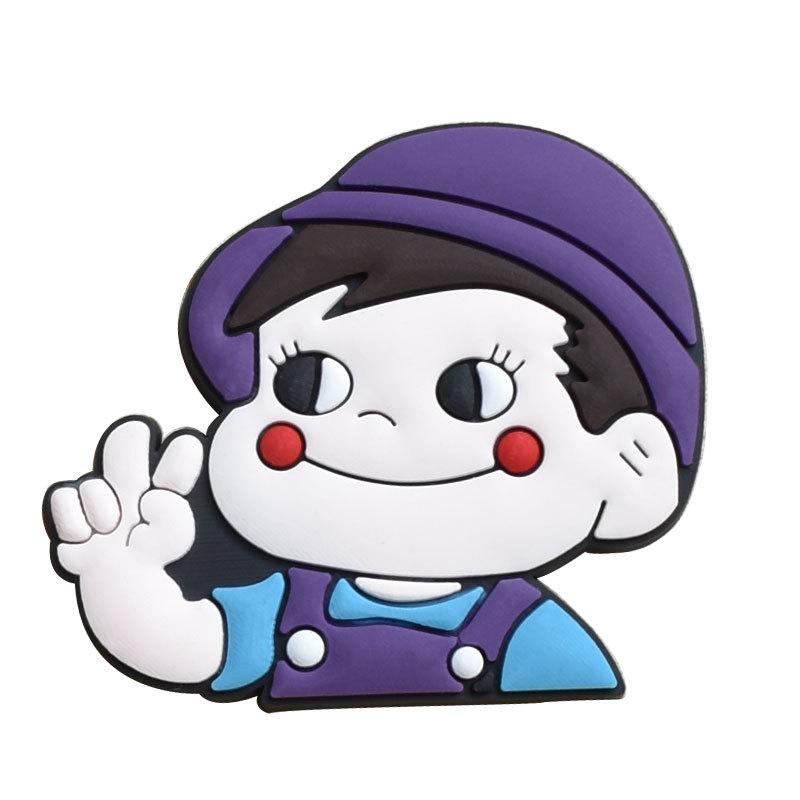 Niedliche Cartoon Fujiya Kühlschrankmagnete Magnetaufkleber Kreative PVC Weichgel Magnetaufkleber Nachrichtenaufkleber für Kinder