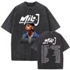 Washed Vintage Rapper Milo J    Music Album Logo Merch Tshirt Unisex Women Hip Hop Fashion Oversized T Shirts Streetwear