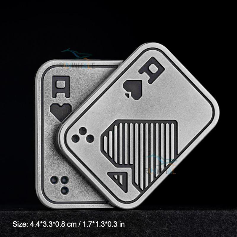 EDC Push Slider Metal Fidget Anti Stress Toys Adultes Finger Spinner Poker Soulage l'anxiété Jouet Portable Pop Magnetic Slider Games