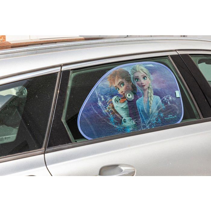Tentes latérales Pare-Soleil - Disney Frozen - Protection UV - Fixation Ventouse - 65x38 cm