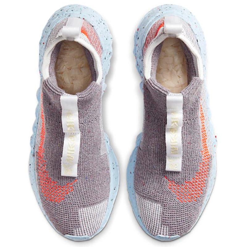 Nike Space Hippie 02 Vast Grey Hyper Crimson Sneakers CQ3988-001