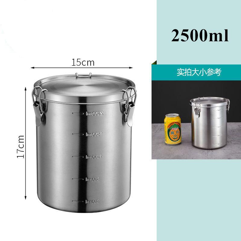 Recipient sigilat ermetic din oțel inoxidabil Boabe de cafea pentru casă Rezervoare pentru frunze de ceai Recipient pentru alimente Cutie de depozitare pentru cereale Organizator de bucătărie