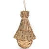 Handwoven Bamboo Bird Nest Shelter Small Birds Eco-Friendly Garden Decor Educational Craft