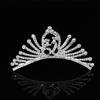 Rhinestone Tiara for Girls - Princess Crown Headpiece, Birthday Gift & Performance Hair Accessory