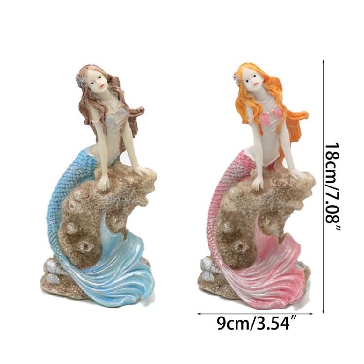 Fishtank Landscaping Figurine Statue Habitat Ornament for Freshwater Saltwater