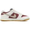 Nike Dunk SB Abrasion Resistant Abrasion Resistant Low top Skateboard Shoes Unisex White Red HF3704-001(Team4-)