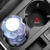 Car Cup Holder Pad PU Leather Slot Non-slip Coaster Mat For Mitsubishi Outlander Lancer 10 9 ASX RALLIART Eclipse L200 Pajero