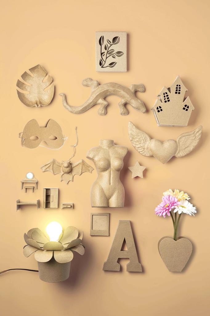Decopatch Paper Mache Wall French Craft Decoration Decor, Heart, (dp-ac928)