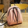 Contrasting color shell type small backpack summer and autumn new women's double pull fringed backpack bag