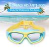 Outdoor Swim Goggles Anti-Fog with Earplugs for 3-12 Years Children Boys Girls Professional Swimming Glasses Eyewear
