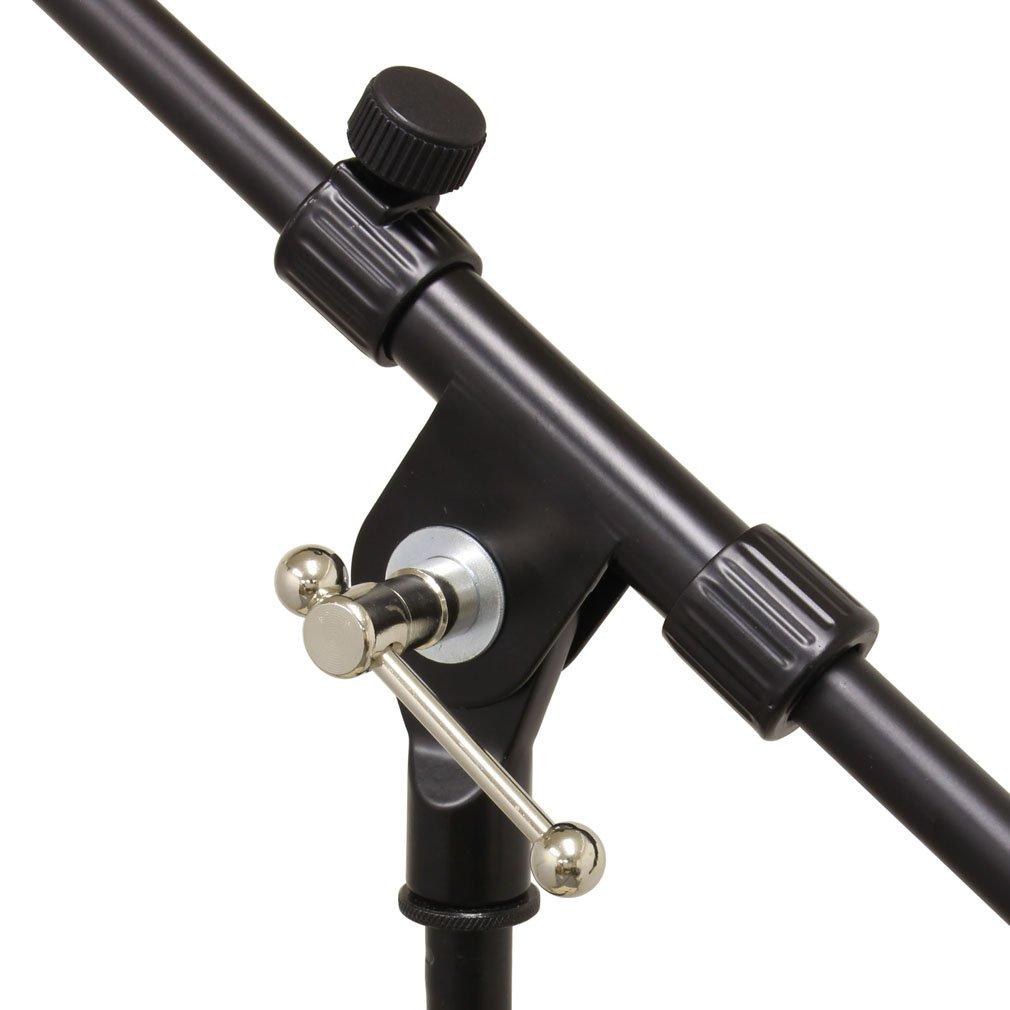 ARIA Aria Boom Microphone Stand MIS-101B - Standard Boom Microphone Stand. Includes Adapter Screws for 38-inch and 58-inch Microphone Holders.