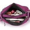 Women's Crossbody Bag Multi-Compartment Middle-Aged and Elderly Shoulder Bag Solid Color Mother Bag