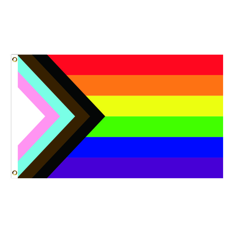 High Quality 2x3ft Polyester Rainbow Lesbian Bisexuals Gay Transgender Pride LGBT Flag