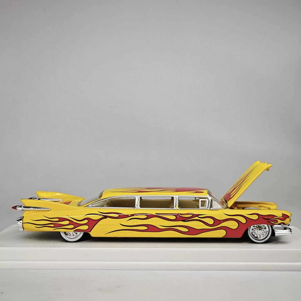 Mechanic Cadillac Big Rocket 1959 Cadillac Alloy Car Model Extended Ornament