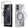For Samsung Galaxy S25 Edge Case Compatible with MagSafe Anti Scratch Clear TPU PC Phone Back Cover