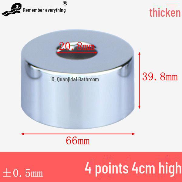 Capace decorative din oțel inoxidabil pentru robinet, triunghi și pătrat