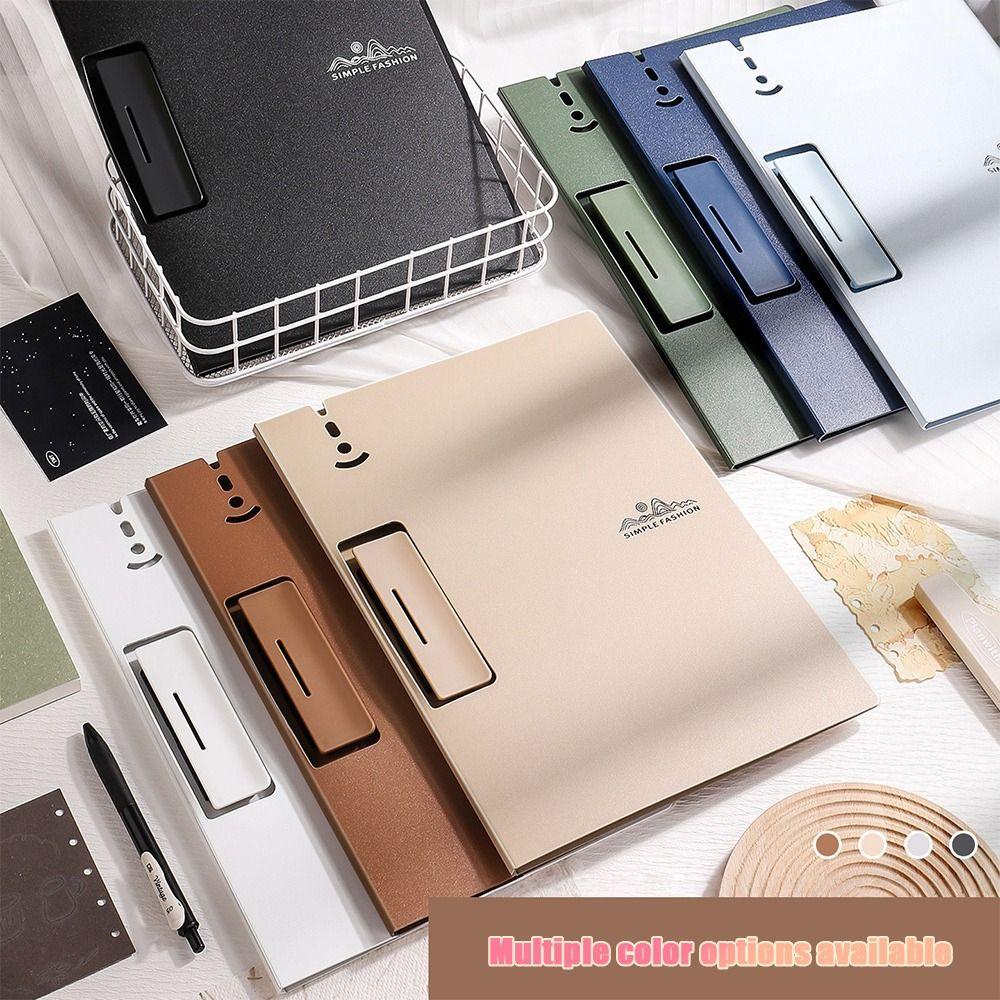 with Metal clip A4 File Folder Dual-use Writing Pad Fashion Test Paper Storage Organizer  Office