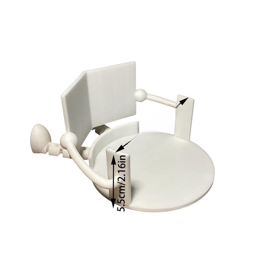 3D Printed Toilet Paper Holder Reading Companion Roll Paper Stand Decorative Figurine Toy Decoration