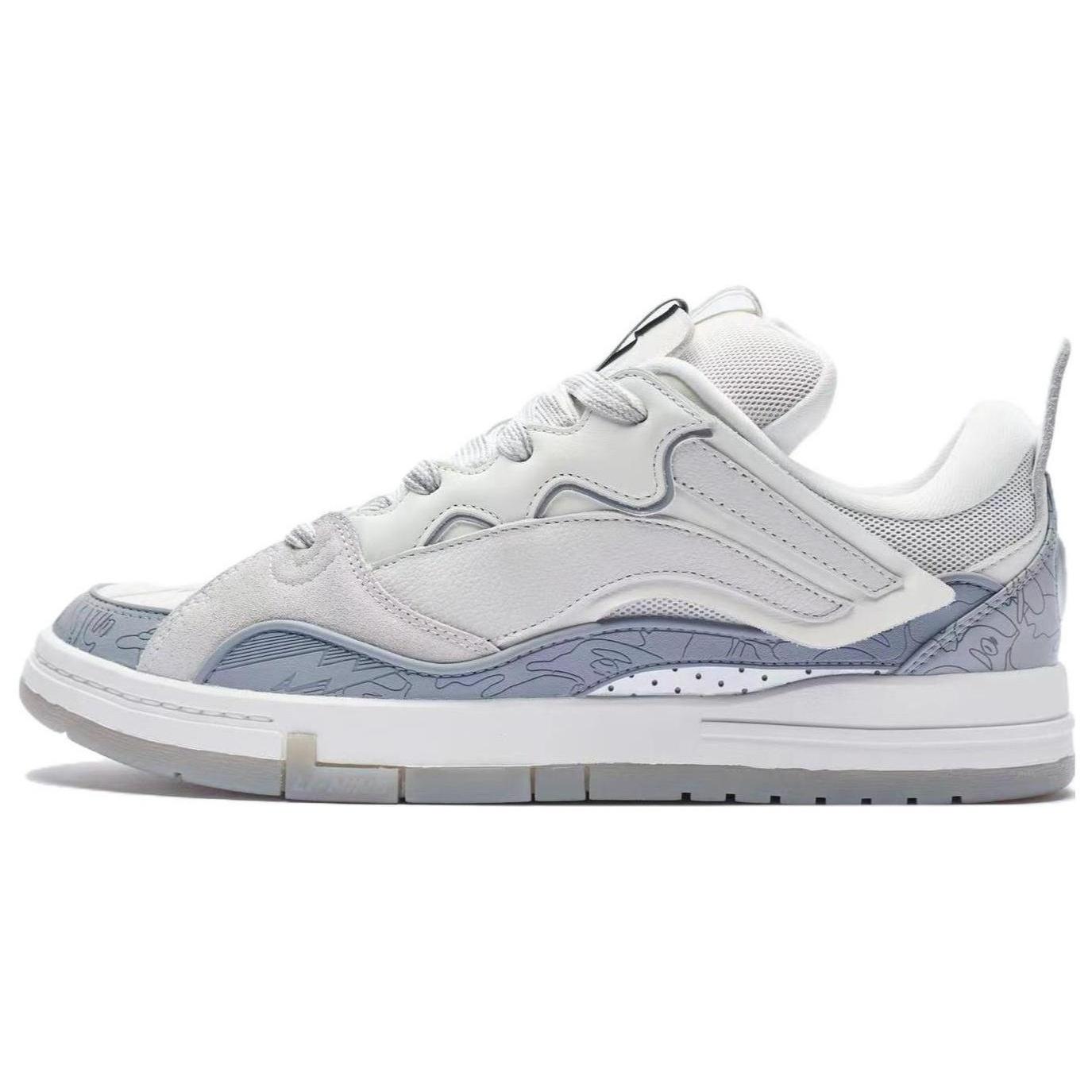 Li-Ning Superwave Golden x AAPE 10TH Anniversary White Grey Men s AECS087-3 EU 40⅓