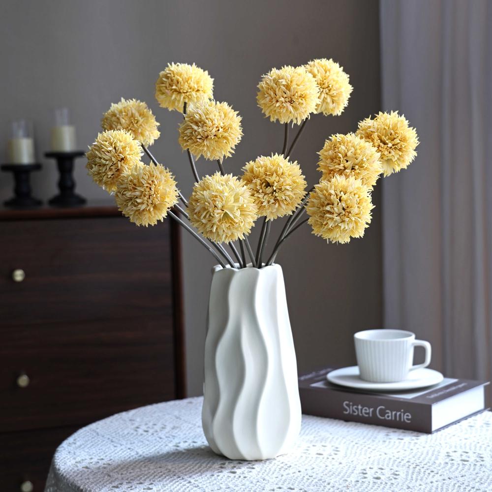 Silk Artificial Flowers Chrysanthemum Valentine's Wedding Home Room Yard Decor Wreath Bridal Bouquet Diy Gifts Props Accessories