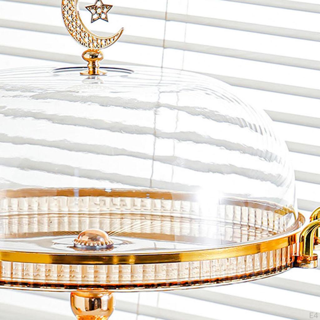 Cake Display Case with Lid, Dustproof, Versatile, for Kitchen And Restaurant.