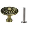Classical Designs Drawer Handle Antique Finish Single Hole Pull Knob Single Hole Furniture Knob for Retro Home Styling