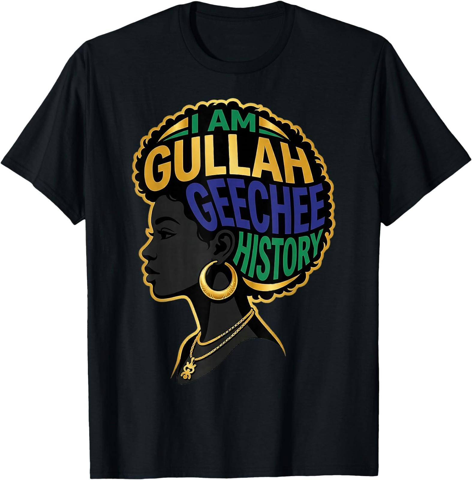 Afro Heritage Gullah Geechee Pride African Graphic T-Shirt XXL