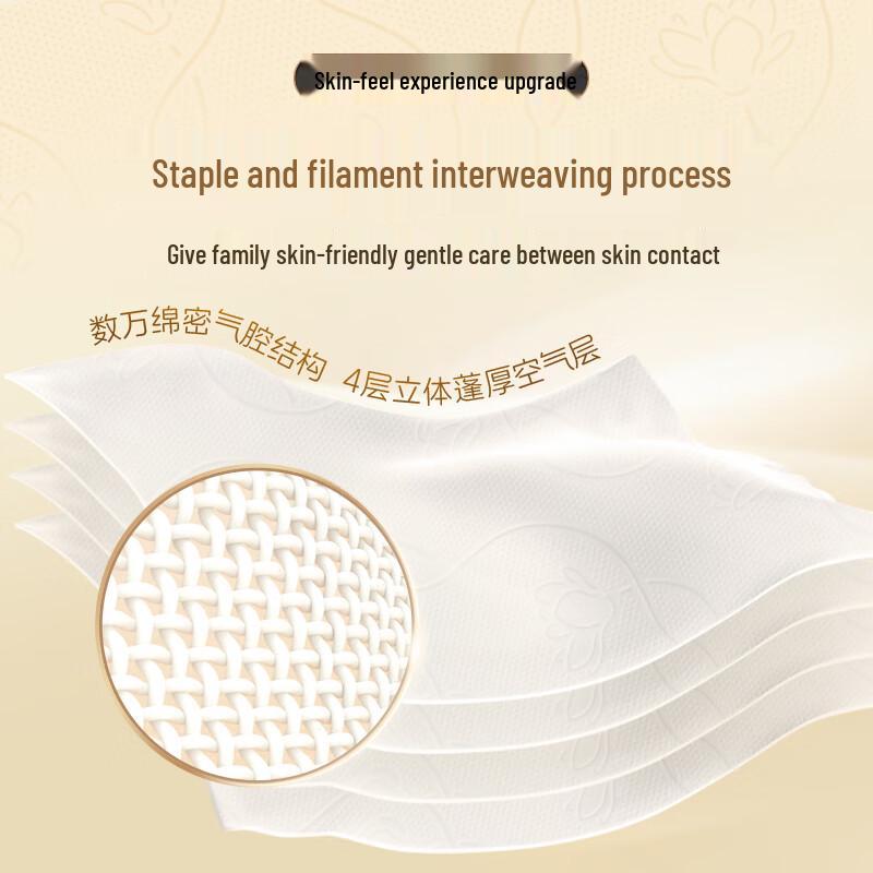 Qingfeng Black Gold Series 4-lagiges Kern-Toilettenpapier
