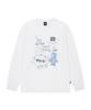 LMC Doodle Bear Collage Long Slv Tee White