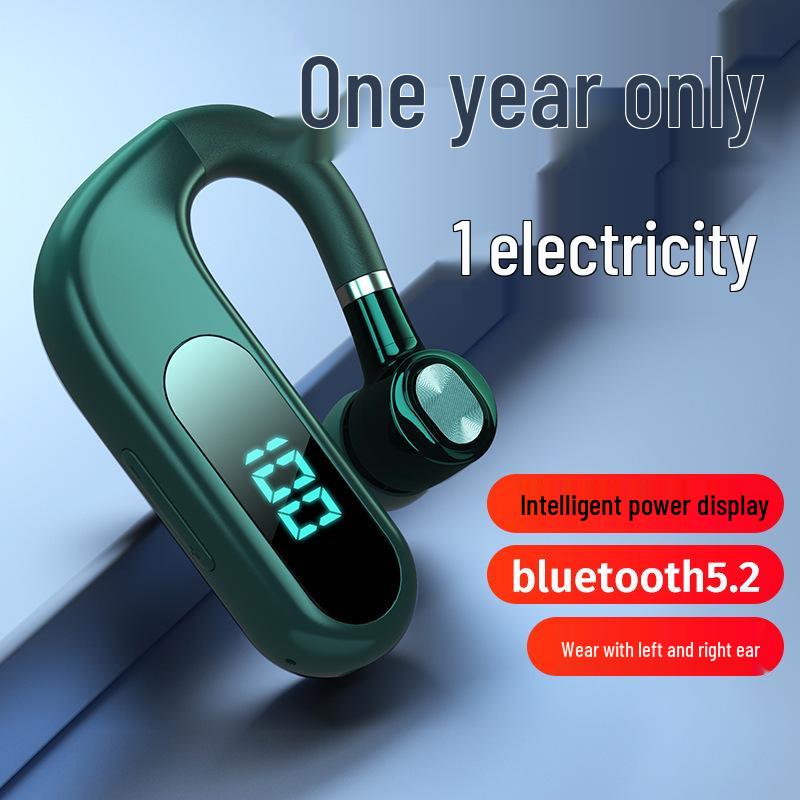 V13 Wireless Bluetooth Earphones with Noise Cancelling and Long Battery Life for Driving and Sports