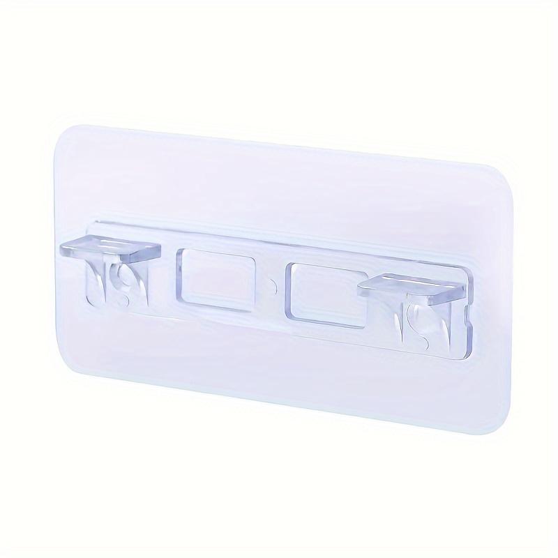 

1pc, Shelf Support Column, Self-adhesive Clip, Kitchen Cabinet Partition Pin, Bookshelf, Closet Bracket, Partition Layer Transparent