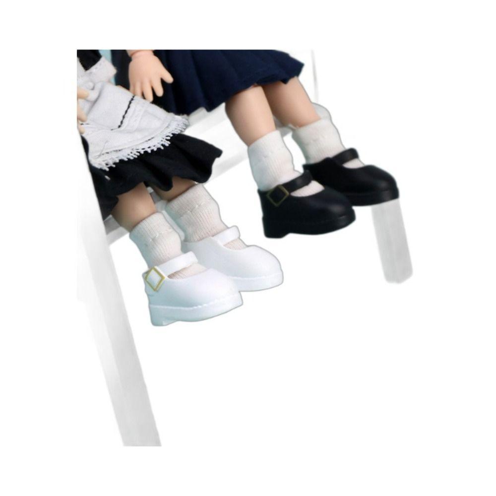 Casual Cowhide Dolls Shoes  for 1/11 OB11 Doll/for 1/12 BJD Doll/For obitsu11GSCbody9OB11 Dolls