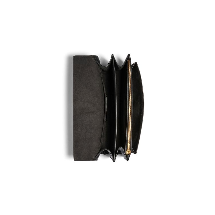 Coach Borsa a Spalla Klare 21 con Catena Borsa a Fisarmonica in Pelle Borsa a Spalla da Donna Nero 91019-IMAA8