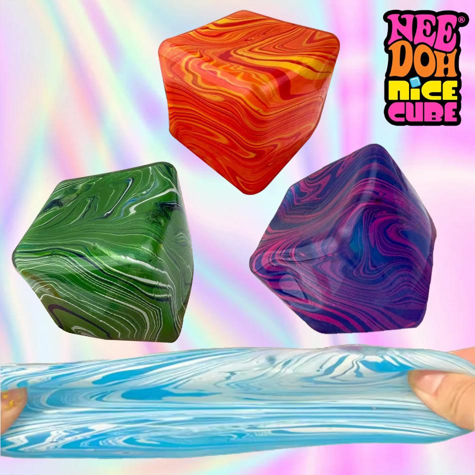 Nee Doh Eiswürfel Malzose Dekompressionsspielzeug Eiswürfel Fidget Spielzeug Quetschspielzeug Anti-Stress Sensorisches Spielzeug Kneifen Für Kinder Erwachsene Geschenk