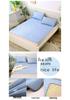 Washable Ice Silk Cool Pillowcase 48x74cm - Breathable, Sweat-Absorbent Summer Rattan Mat for Students