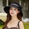 Summer fashion versatile organza sunshade sunscreen hat children outdoor travel leisure sun hat show washbasin hat