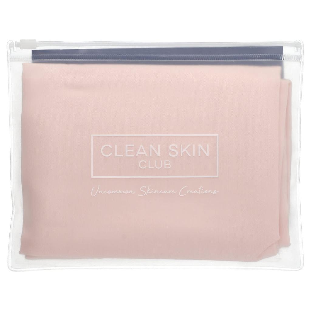 Clean Skin Club, Clean Sleep, Silver Ion Pillow Cover, Blush Pink, 1 piece
