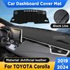 Car Dashboard Sun Shade Cover trument Desk Non-slip Artificial Leather Pad Mat For TOYOTA Corolla -2025 Accessories