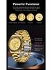 LIGE Elegant Men's Multifunctional Waterproof Wristwatch with Luminous Quartz & Calendar 89137