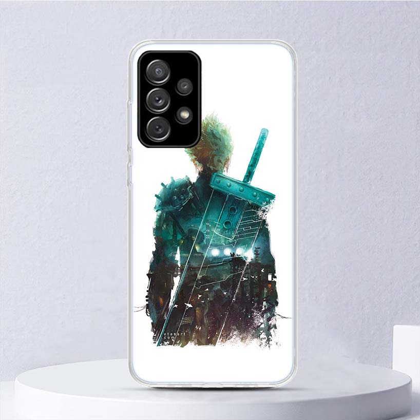 Final Fantasy Game Soft Case For Samsung Galaxy A15 A14 A13 A12 A55 A54 A53 A52 Phone Cover A35 A32 A33 A25 A23 A22 A05S A04S Ga