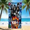 1Pc Kiss Electric Energy Show Beach Towel Quick Dry Multiuse For Beach Pool Gym Yoga Home Travel Christmas Halloween Xmas Gift L145