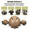 Helmet Rail Adapter For PELTOR ComTac Airsoft Shooting Accessories Headset Mount Fit Ops Core ARC Team Wendy MLOK Rail