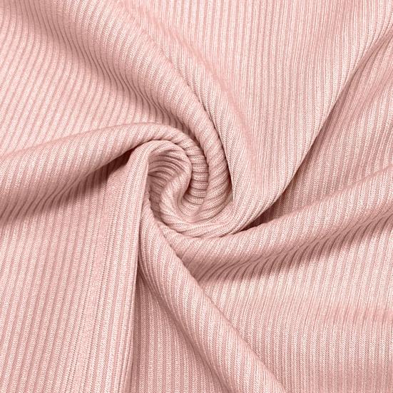 Dame Topp Slim Fit Knappelukking Rund Hals Utsparinger Blonde Patchwork Langermet Tøyelig Ensfarget Myk Pullover Dame T-skjorte