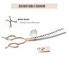 7inch Curved Chunkers Shears - Premium Stainless Steel, Lightweight, Ergonomic Design, Specialized Pet Grooming Scissors for Eas