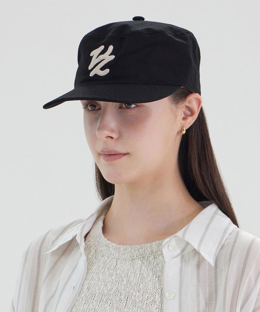 Bajal Chain Flow Vz Pillbox Cap Black