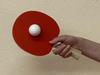 Grip Meister Fit-Pro-G Carbon Right Handed Medium Patented Table Tennis Shakehand Support with Thumb Guide and Adhesive